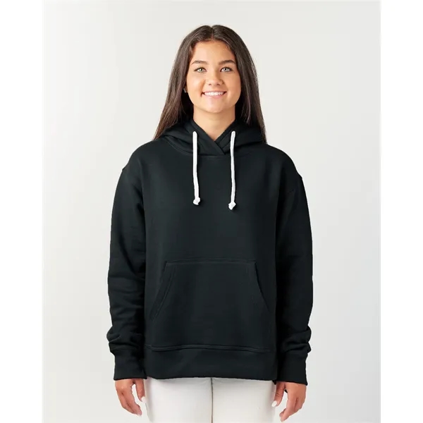 Soft 9 oz ladies fleece hoodie with modern details and a... from ASI 72657 Active Life Promo / Active Life
