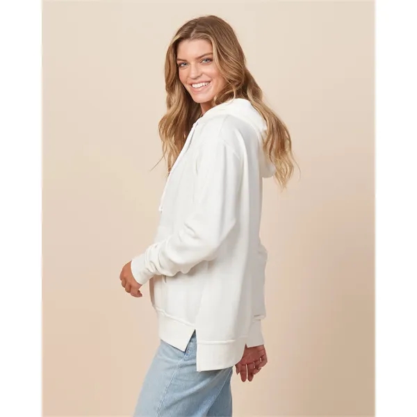 Soft 9 oz ladies fleece hoodie with modern details and a... from ASI 72657 Active Life Promo / Active Life