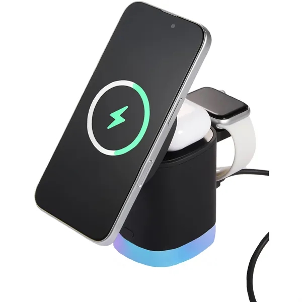 Glow 3-in-1 15W MagClick™ Wireless Charging Stand... from ASI 66887 PCNA / Leeds