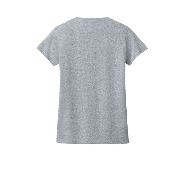 Gildan Ladies Heavy Cotton 100% Cotton V-Neck T-Shirt.... from ASI 84863 SanMar