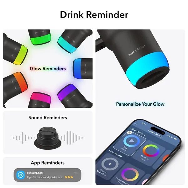 HidrateSpark Pro 2 Tumbler 30oz... from ASI 66887 PCNA / Leeds