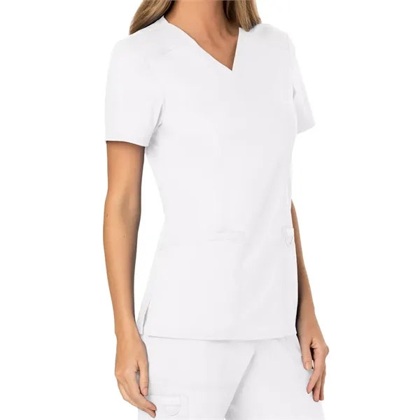Cherokee - Workwear Revolution - Mock Wrap Top... from ASI 86018 Scrub Authority / Uniform Stores