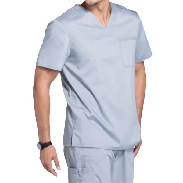 Workwear Revolution Men's Tuckable V-Neck Top... from ASI 86018 Scrub Authority / Uniform Stores