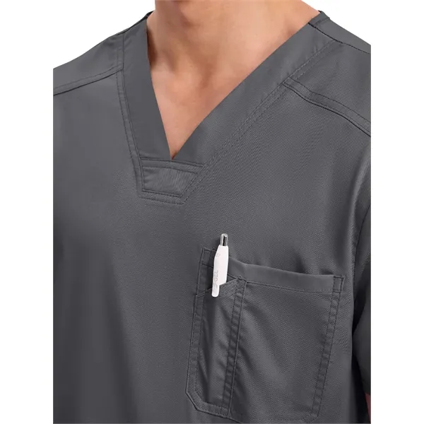 Workwear Revolution Men's Tuckable V-Neck Top... from ASI 86018 Scrub Authority / Uniform Stores
