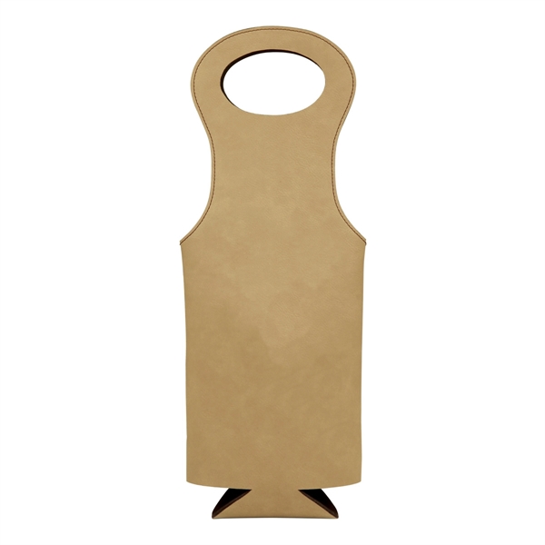 Leatherette wine bag that's water-resistant, easy to clear and features a... from ASI 74601 Calico