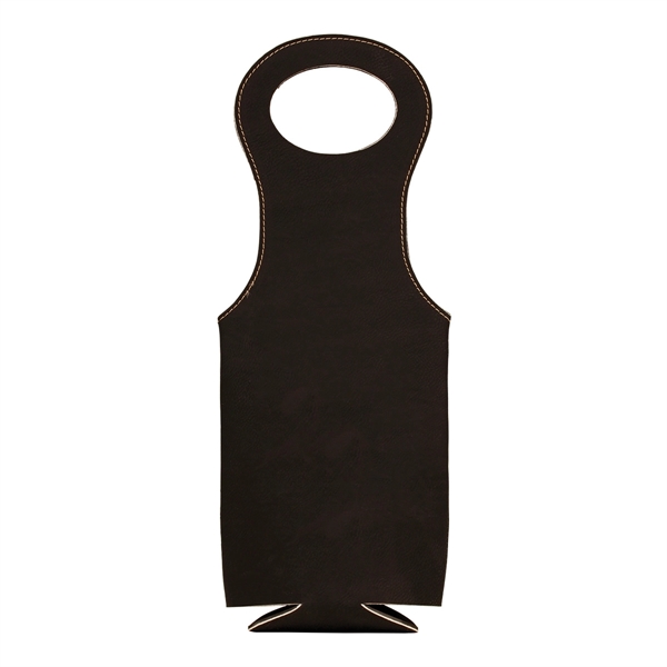 Leatherette wine bag that's water-resistant, easy to clear and features a... from ASI 74601 Calico