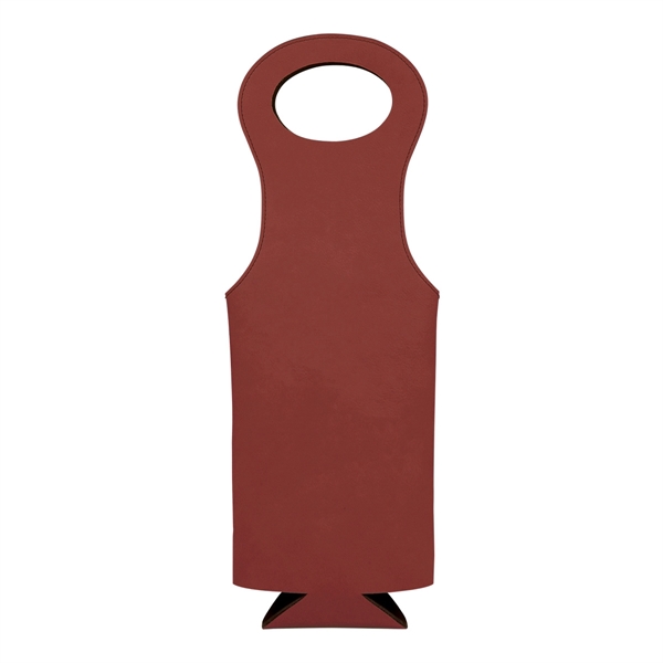 Leatherette wine bag that's water-resistant, easy to clear and features a... from ASI 74601 Calico