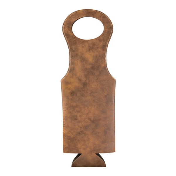 Leatherette wine bag that's water-resistant, easy to clear and features a... from ASI 74601 Calico