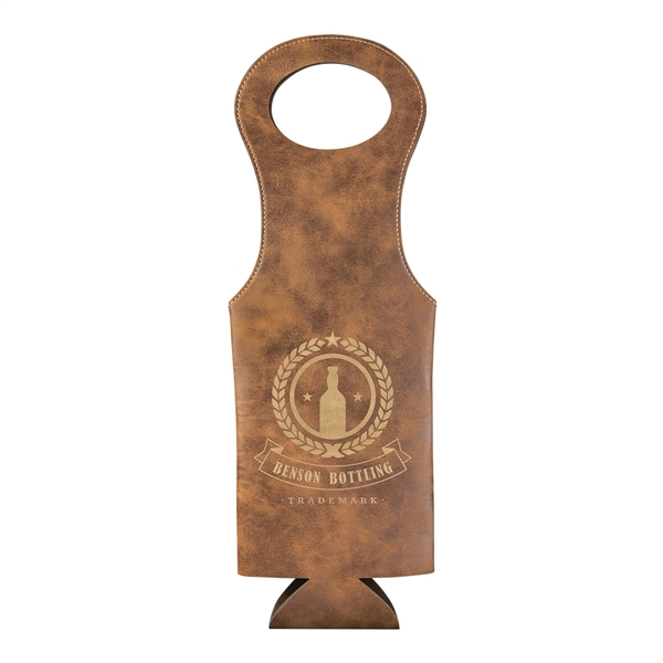 Leatherette wine bag that's water-resistant, easy to clear and features a... from ASI 74601 Calico