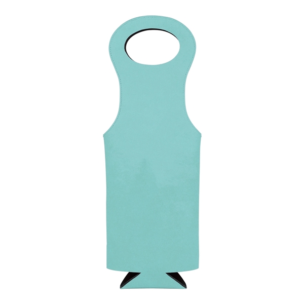 Leatherette wine bag that's water-resistant, easy to clear and features a... from ASI 74601 Calico