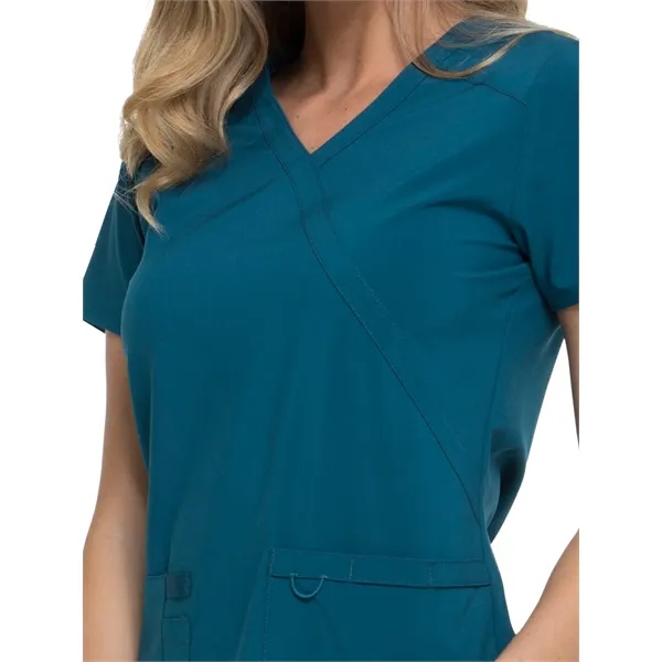 Dickies EDS Essentials Women's Mock Wrap Top... from ASI 86018 Scrub Authority / Uniform Stores