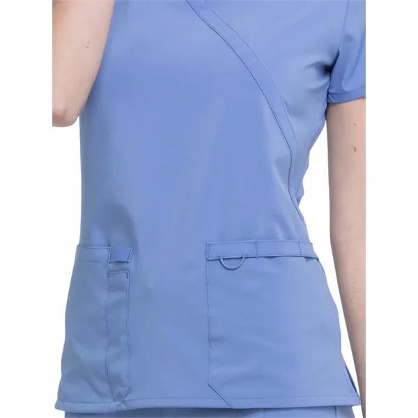 Dickies EDS Essentials Women's Mock Wrap Top... from ASI 86018 Scrub Authority / Uniform Stores