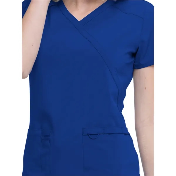 Dickies EDS Essentials Women's Mock Wrap Top... from ASI 86018 Scrub Authority / Uniform Stores