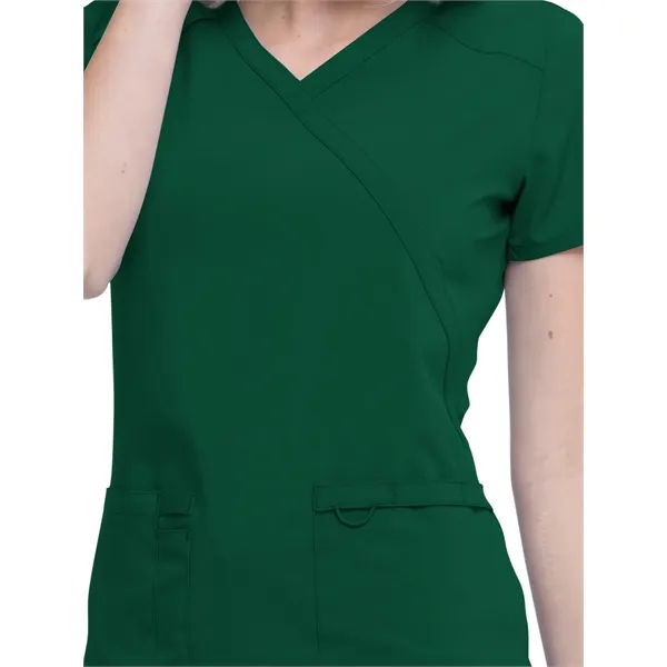Dickies EDS Essentials Women's Mock Wrap Top... from ASI 86018 Scrub Authority / Uniform Stores