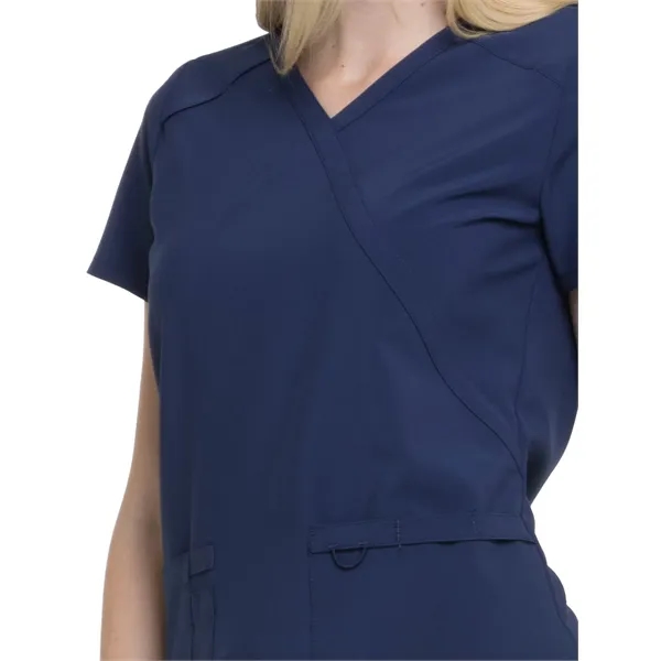 Dickies EDS Essentials Women's Mock Wrap Top... from ASI 86018 Scrub Authority / Uniform Stores