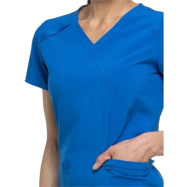 Dickies EDS Essentials Women's Mock Wrap Top... from ASI 86018 Scrub Authority / Uniform Stores