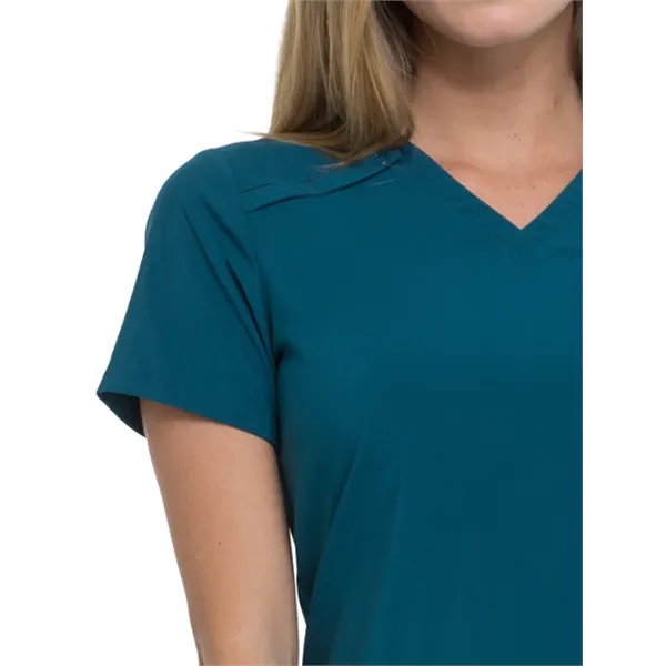 Dickies EDS Essentials Women's V-Neck Top... from ASI 86018 Scrub Authority / Uniform Stores