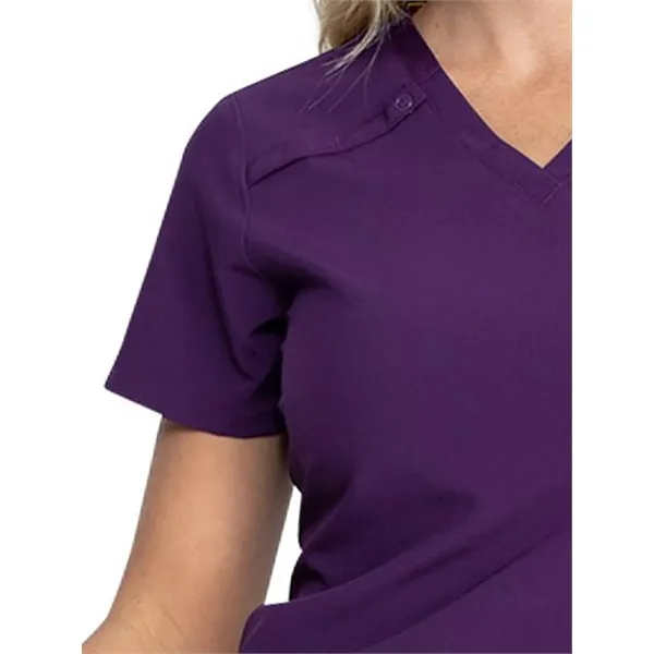 Dickies EDS Essentials Women's V-Neck Top... from ASI 86018 Scrub Authority / Uniform Stores