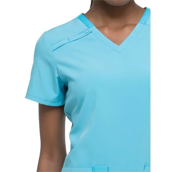 Dickies EDS Essentials Women's V-Neck Top... from ASI 86018 Scrub Authority / Uniform Stores