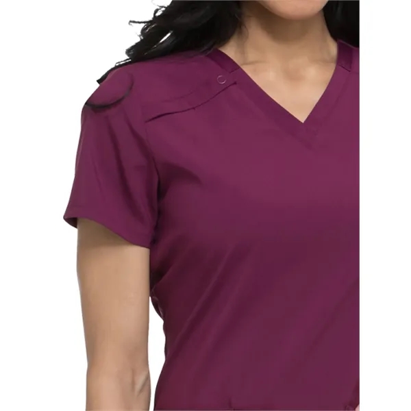 Dickies EDS Essentials Women's V-Neck Top... from ASI 86018 Scrub Authority / Uniform Stores