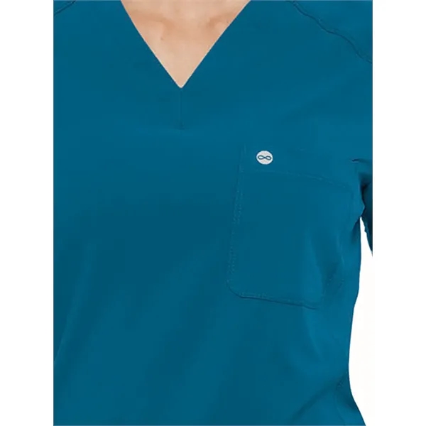 Cherokee Infinity Women's V-Neck Chest Pocket Top... from ASI 86018 Scrub Authority / Uniform Stores