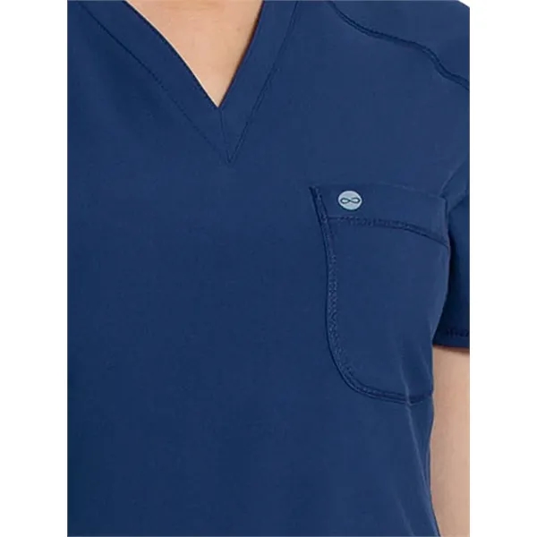 Cherokee Infinity Women's V-Neck Chest Pocket Top... from ASI 86018 Scrub Authority / Uniform Stores