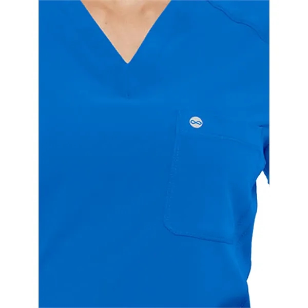 Cherokee Infinity Women's V-Neck Chest Pocket Top... from ASI 86018 Scrub Authority / Uniform Stores