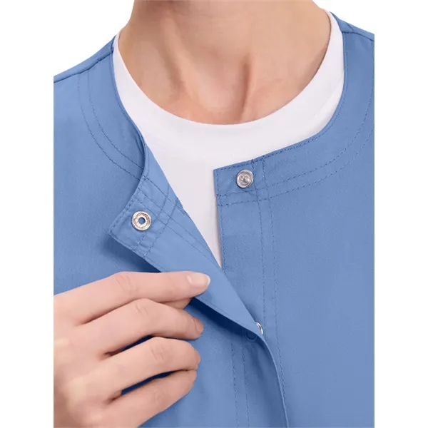 Cherokee WW Revolution Women's Snap Front Warm-Up Jacket... from ASI 86018 Scrub Authority / Uniform Stores