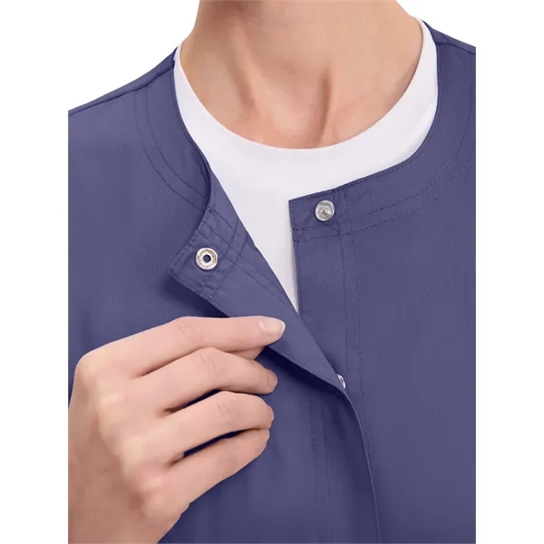 Cherokee WW Revolution Women's Snap Front Warm-Up Jacket... from ASI 86018 Scrub Authority / Uniform Stores