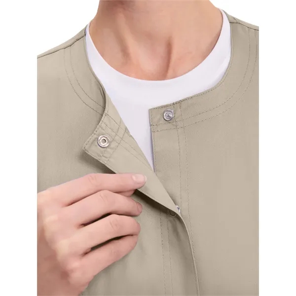 Cherokee WW Revolution Women's Snap Front Warm-Up Jacket... from ASI 86018 Scrub Authority / Uniform Stores