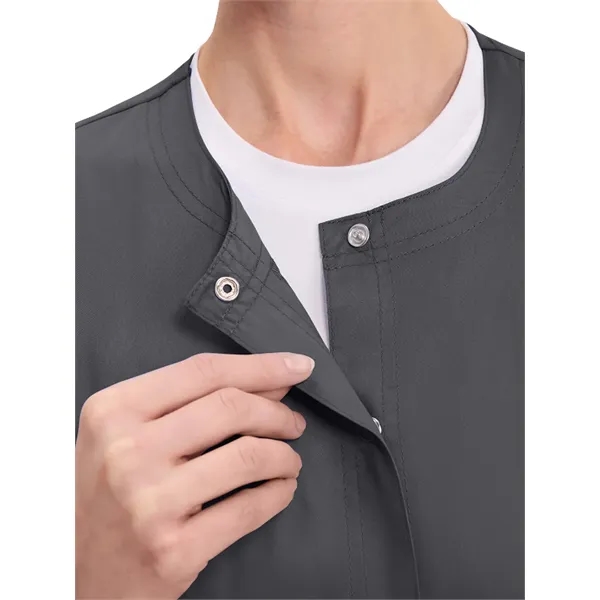 Cherokee WW Revolution Women's Snap Front Warm-Up Jacket... from ASI 86018 Scrub Authority / Uniform Stores