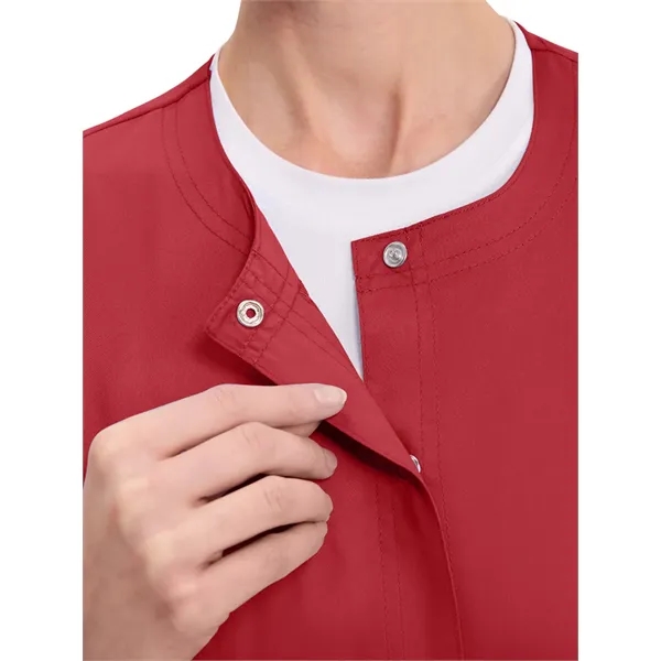 Cherokee WW Revolution Women's Snap Front Warm-Up Jacket... from ASI 86018 Scrub Authority / Uniform Stores