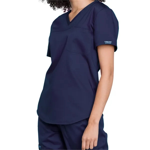 Cherokee Workwear Revolution Women's V-Neck O.R. Top... from ASI 86018 Scrub Authority / Uniform Stores