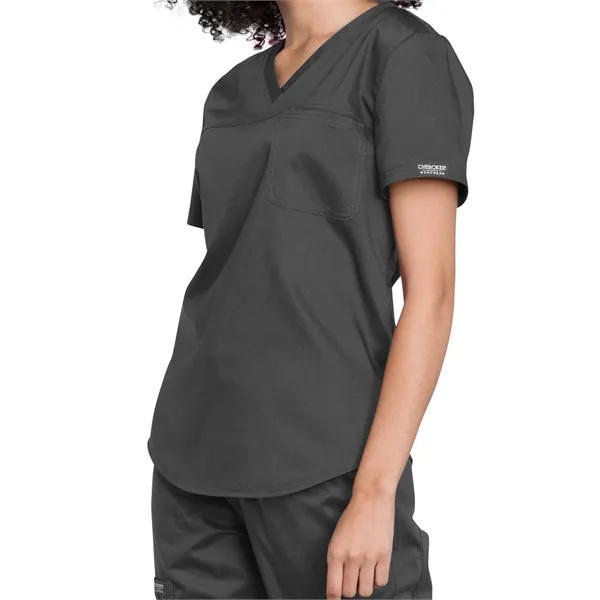 Cherokee Workwear Revolution Women's V-Neck O.R. Top... from ASI 86018 Scrub Authority / Uniform Stores