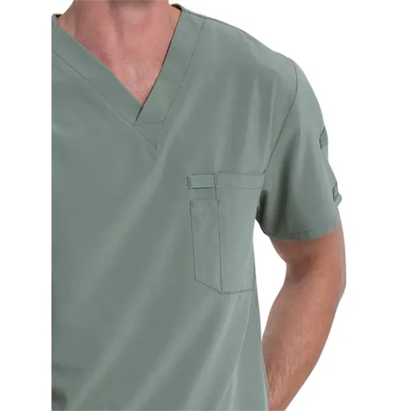 Dickies EDS Essentials Men's Tuckable V-Neck Top... from ASI 86018 Scrub Authority / Uniform Stores