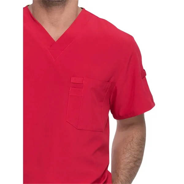Dickies EDS Essentials Men's Tuckable V-Neck Top... from ASI 86018 Scrub Authority / Uniform Stores