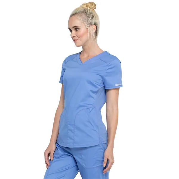 Cherokee Workwear Revolution Women's V-Neck Top... from ASI 86018 Scrub Authority / Uniform Stores