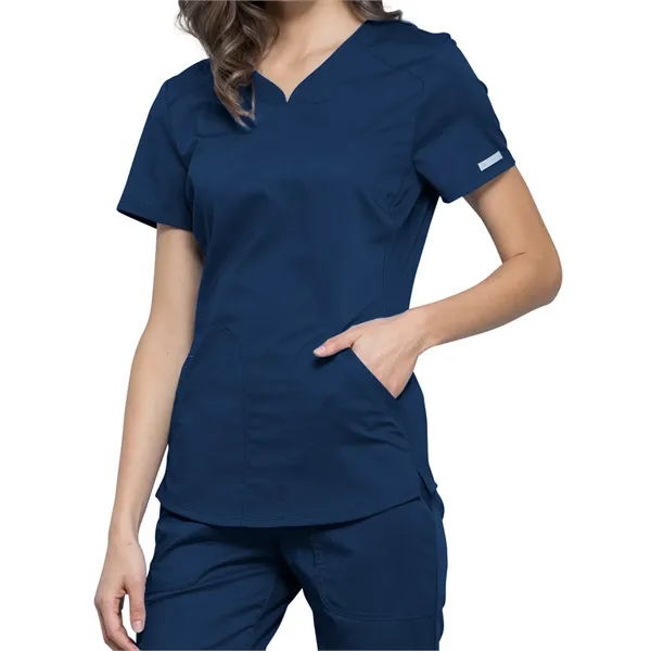 Cherokee Workwear Revolution Women's V-Neck Top... from ASI 86018 Scrub Authority / Uniform Stores