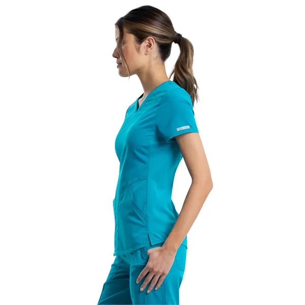 Cherokee Workwear Revolution Women's V-Neck Top... from ASI 86018 Scrub Authority / Uniform Stores