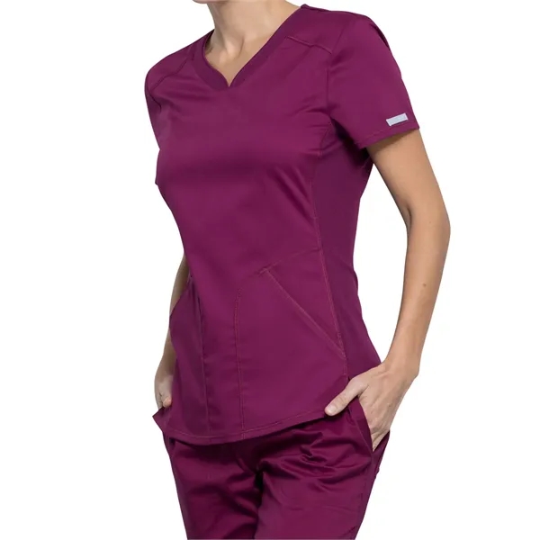 Cherokee Workwear Revolution Women's V-Neck Top... from ASI 86018 Scrub Authority / Uniform Stores
