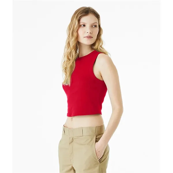 Womens Micro Rib Muscle Crop... from ASI 89380 Staton Corporate and Casual