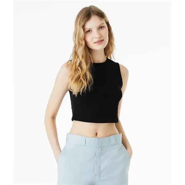 Womens Micro Rib Muscle Crop... from ASI 89380 Staton Corporate and Casual