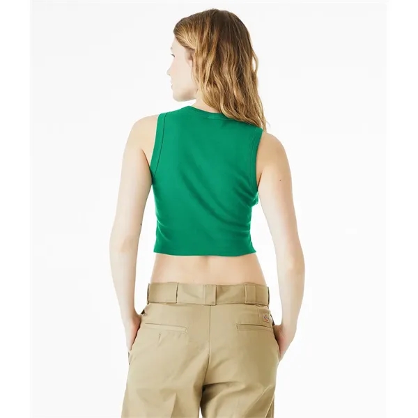 Womens Micro Rib Muscle Crop... from ASI 89380 Staton Corporate and Casual