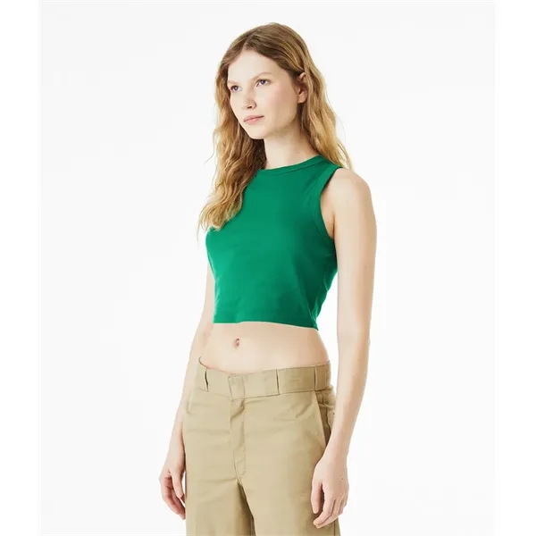 Womens Micro Rib Muscle Crop... from ASI 89380 Staton Corporate and Casual