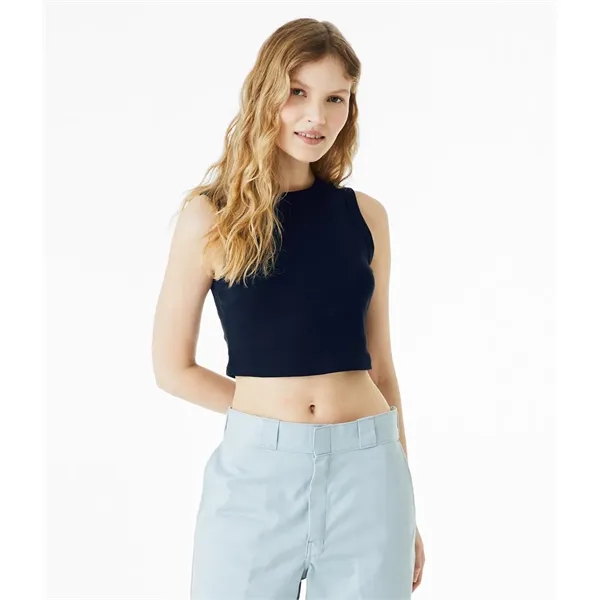 Womens Micro Rib Muscle Crop... from ASI 89380 Staton Corporate and Casual