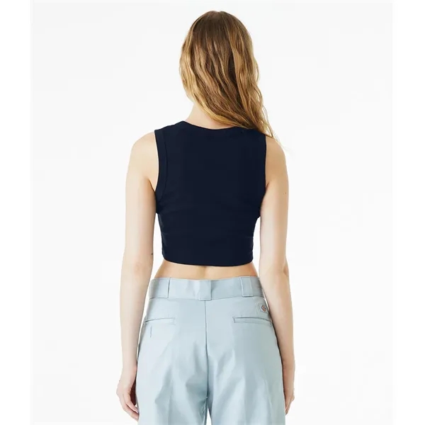Womens Micro Rib Muscle Crop... from ASI 89380 Staton Corporate and Casual