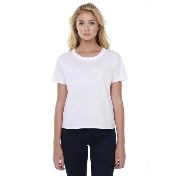 Womens Raw Neck Boxy Tee... from ASI 89380 Staton Corporate and Casual
