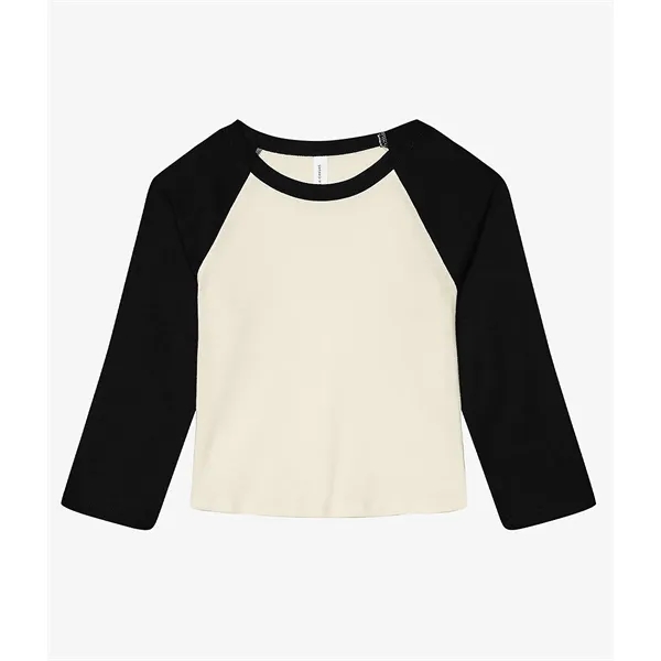 Micro Rib 3/4 Raglan Baby Tee... from ASI 89380 Staton Corporate and Casual