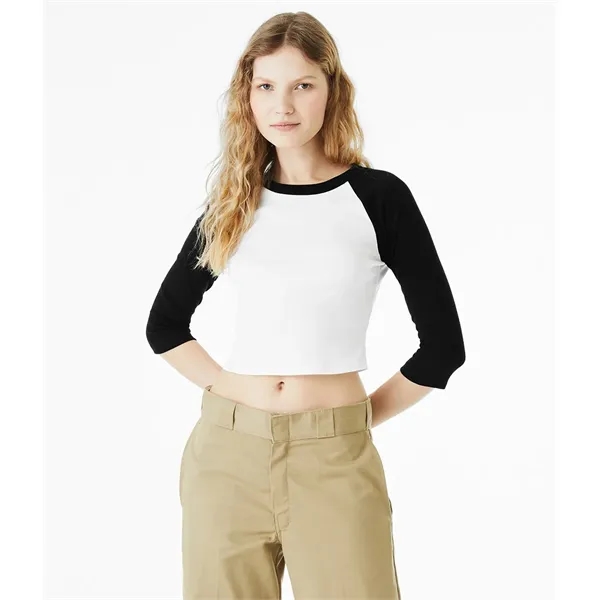 Micro Rib 3/4 Raglan Baby Tee... from ASI 89380 Staton Corporate and Casual