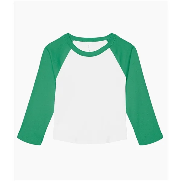 Micro Rib 3/4 Raglan Baby Tee... from ASI 89380 Staton Corporate and Casual